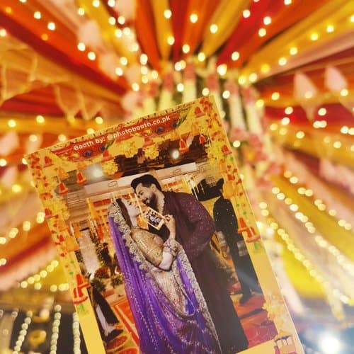 Wedding photo booth print